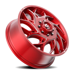 Fuel Runner Dually D742 22x8.25 +105 8x165.1mm 121.6mm Candy Red Milled