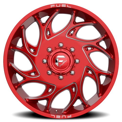 Fuel Runner Dually D742 22x8.25 +105 8x210mm 154.3mm Candy Red Milled