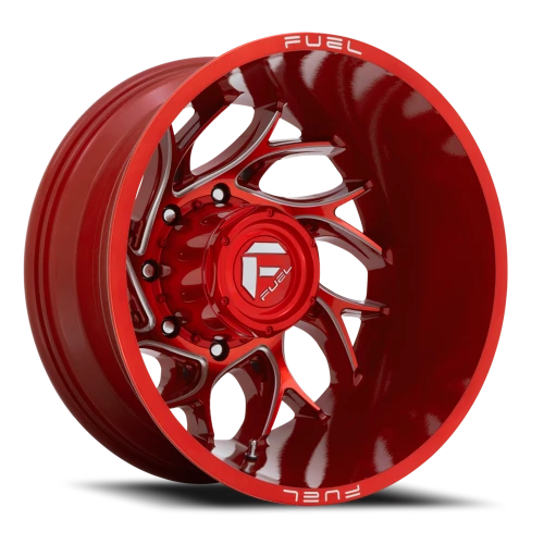 Fuel Runner Dually D742 22x8.25 -202 8x200mm 142.2mm Candy Red Milled