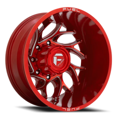 Fuel Runner Dually D742 22x8.25 -202 8x200mm 142.2mm Candy Red Milled