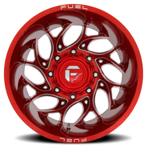 Fuel Runner Dually D742 22x8.25 -246 8x210mm 154.3mm Candy Red Milled