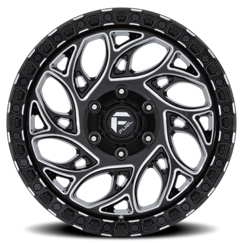 Fuel Runner OR D840 17x9 -12 6x139.7mm 106.1mm Gloss Black Milled