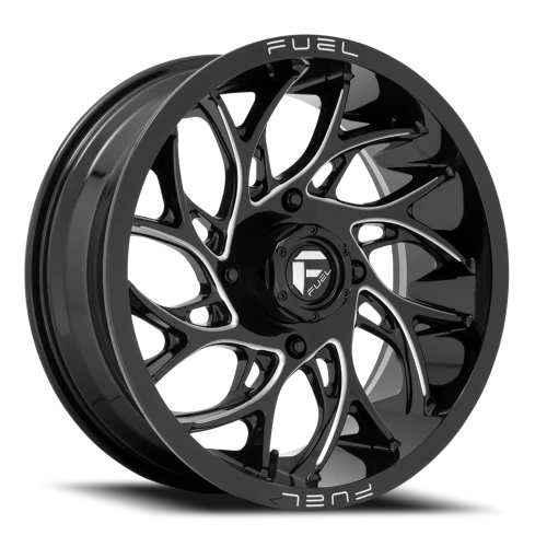 Fuel Runner UTV D741 18x7 +13 4x156mm 132mm Gloss Black Milled