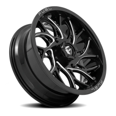 Fuel Runner UTV D741 22x7 +0 4x137mm 110.2mm Gloss Black Milled