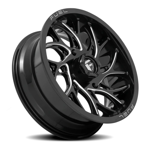 Fuel Runner UTV D741 15x7 +10 4x137mm 110.1mm Gloss Black Milled