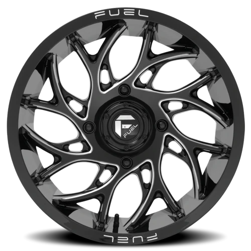 Fuel Runner UTV D741 15x10 +0 4x137mm 110.1mm Gloss Black Milled