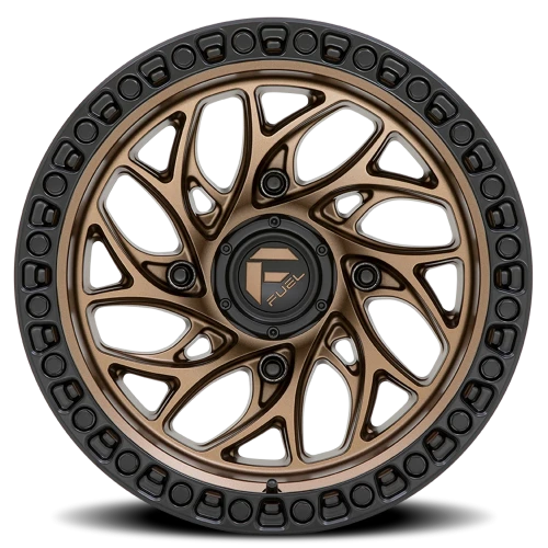 Fuel Runner UTV D777 15x7 +10 4x156mm 132mm Bronze Black Ring