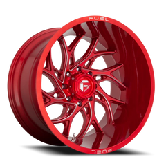 Fuel Runner D742 20x9 +1 6x139.7mm 106.1mm Candy Red Milled