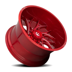 Fuel Runner D742 24x12 -44 6x135mm 87.1mm Candy Red Milled