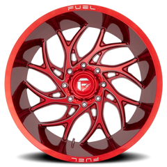 Fuel Runner D742 20x9 +1 6x135mm 87.1mm Candy Red Milled