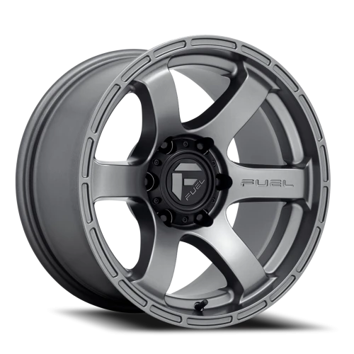 Fuel Rush D767 17x9 -12 6x139.7mm 106.1mm Matte Gunmetal
