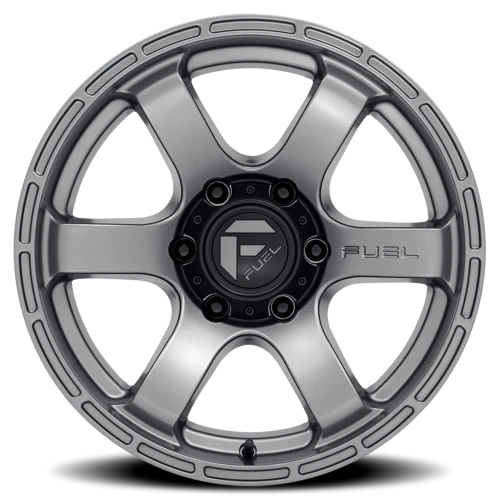 Fuel Rush D767 18x9 +1 5x127mm 71.5mm Matte Gunmetal