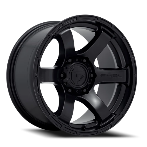 Fuel Rush D766 18x9 +1 6x139.7mm 106.1mm Satin Black