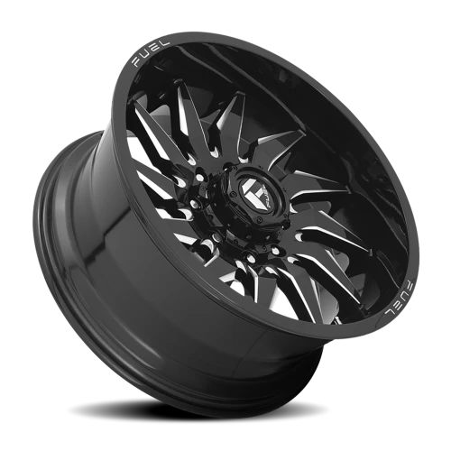 Fuel Saber D744 22x12 -44 5x150mm 110.2mm Gloss Black Milled