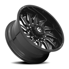 Fuel Saber D744 24x12 -44 6x135mm 87.1mm Gloss Black Milled