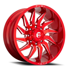 Fuel Saber D745 22x10 -18 6x135mm 87.1mm Candy Red Milled