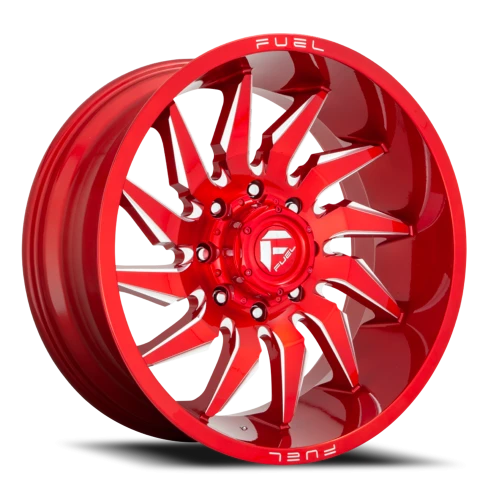 Fuel Saber D745 22x12 -44 8x165.1mm 125.2mm Candy Red Milled