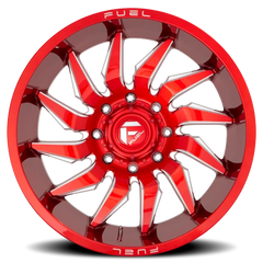 Fuel Saber D745 22x12 -44 8x165.1mm 125.2mm Candy Red Milled