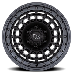 Black Rhino Sahara MA 17x9 +0 5x127mm 71.5mm Matte Black Gunmetal Lip