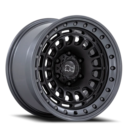 Black Rhino Sahara MA 17x9 +0 6x139.7mm 106.1mm Matte Black Gunmetal Lip