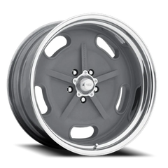 American Racing Salt Flat VN470 15x7 -6 5x114.3mm 83.06mm Mag Gray Center Center Polished Barrel