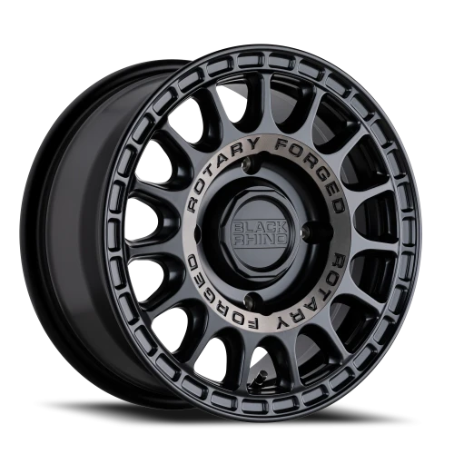 Black Rhino Sandstorm UTV SGB 15x7 +36 4x110mm 80.2mm Semi Gloss Black Machined Tint Ring
