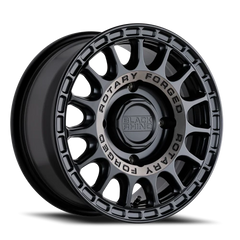Black Rhino Sandstorm UTV SGB 15x7 +51 4x136mm 106mm Semi Gloss Black Machined Tint Ring