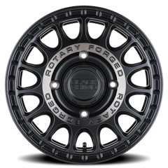 Black Rhino Sandstorm UTV SGB 15x7 +51 4x156mm 132mm Semi Gloss Black Machined Tint Ring