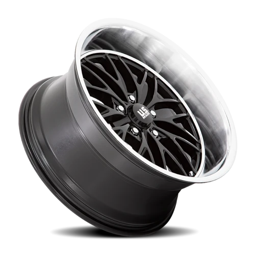 US Mags Santa Cruz U138 22x10.5 +0 5x127mm 78.1mm Gloss Black Diamond Cut Lip