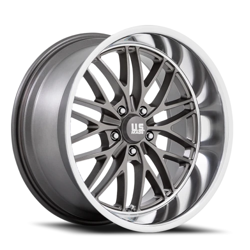 US Mags Santa Cruz U139 22x10.5 +0 5x127mm 78.1mm Anthracite Diamond Cut Lip