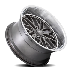 US Mags Santa Cruz U139 20x8.5 +6 5x120.65mm 72.56mm Anthracite Diamond Cut Lip