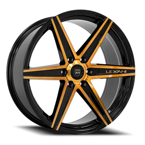 Lexani Wheels Savage 6 Spoke 683 BBZT 22x10 +20 6x139.7mm 78.1mm Black Bronze Face