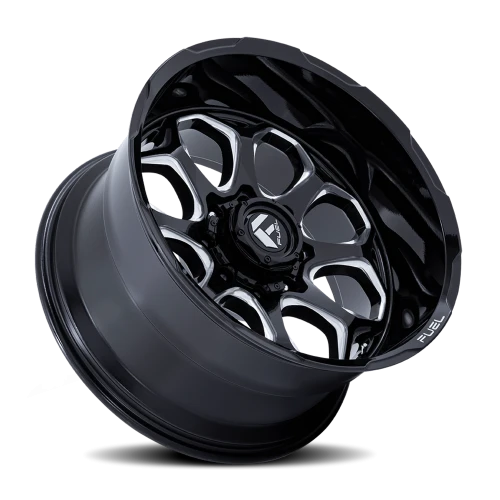 Fuel Scepter FC862 BE 20x10 -18 5x127mm 71.5mm Gloss Black Milled