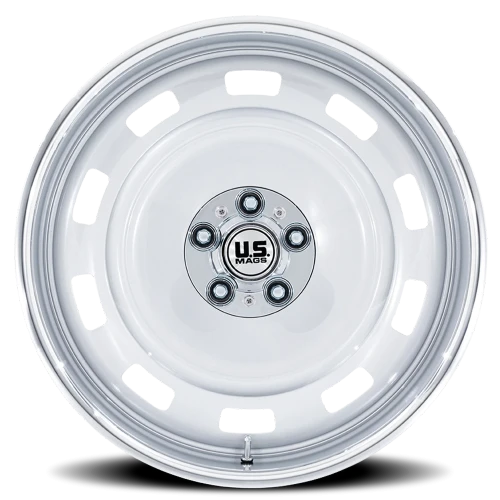 US Mags Scottsdale UC143 22x10.5 +0 5x127mm 78.1mm Silver Diamond Cut Lip