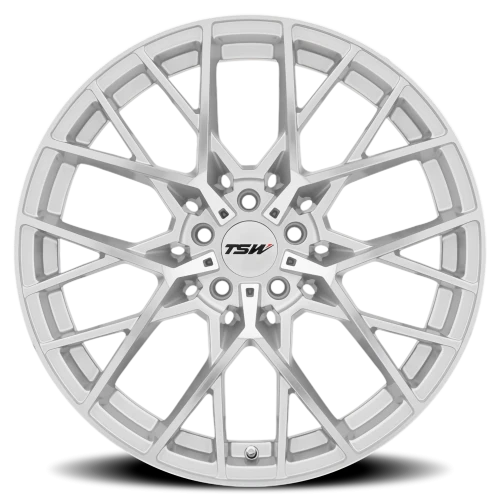TSW Sebring SL 17x8 +32 5x112mm 72.1mm Silver Mirror Cut Face