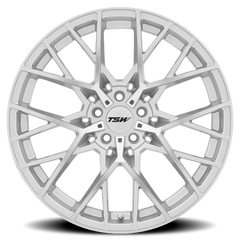 TSW Sebring SL 19x8.5 +30 5x114.3mm 76.1mm Silver Mirror Cut Face