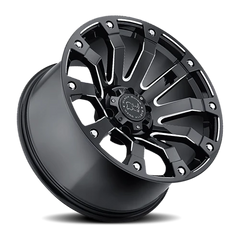 Black Rhino Selkirk 17x9 -12 5x127mm 78.1mm Gloss Black Milled