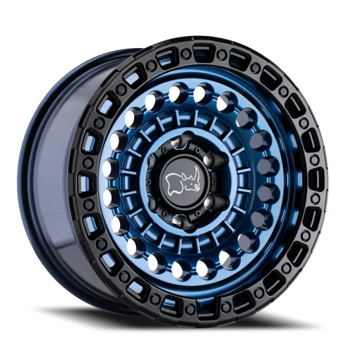 Black Rhino Sentinel BL 20x9.5 +12 8x170mm 125.1mm Cobalt Blue Black Lip Edge