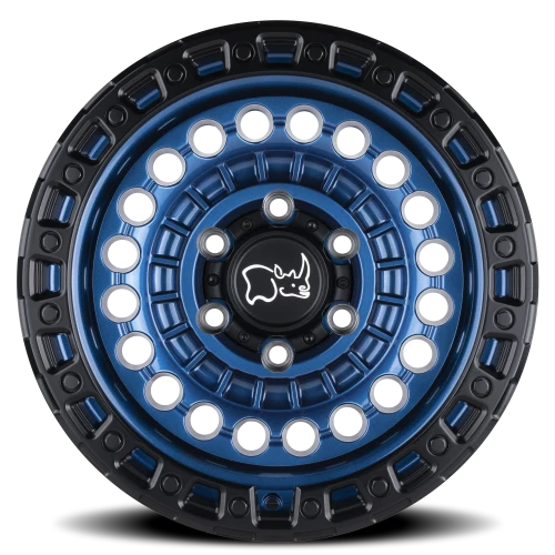 Black Rhino Sentinel BL 17x8.5 +0 8x170mm 125.1mm Cobalt Blue Black Lip Edge