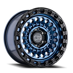 Black Rhino Sentinel BL 17x8.5 -18 5x127mm 71.6mm Cobalt Blue Black Lip Edge