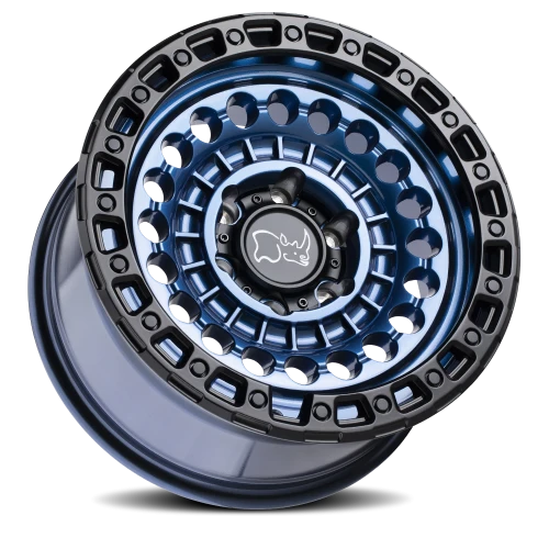 Black Rhino Sentinel BL 20x9.5 +12 6x135mm 87.1mm Cobalt Blue Black Lip Edge