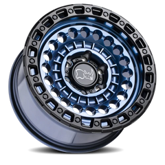 Black Rhino Sentinel BL 20x9.5 +12 6x114.3mm 76.1mm Cobalt Blue Black Lip Edge