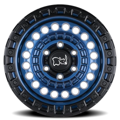 Black Rhino Sentinel BL 20x9.5 +12 6x114.3mm 76.1mm Cobalt Blue Black Lip Edge