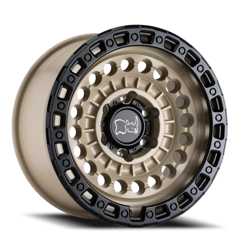 Black Rhino Sentinel DS 20x9.5 -18 8x165.1mm 125.1mm Desert Sand Black Lip Edge