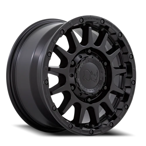 Black Rhino Sequoia 16x8 +38 5x130mm 84.1mm Matte Black
