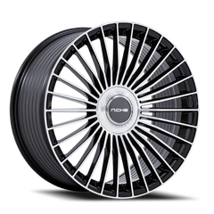 Niche Serene NC282 BM 20x9 +20 5x112mm 72.56mm Gloss Black Machined Face