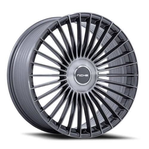 Niche Serene NC282 TG 20x10.5 +40 5x112mm 72.56mm Gloss Titanium Brushed