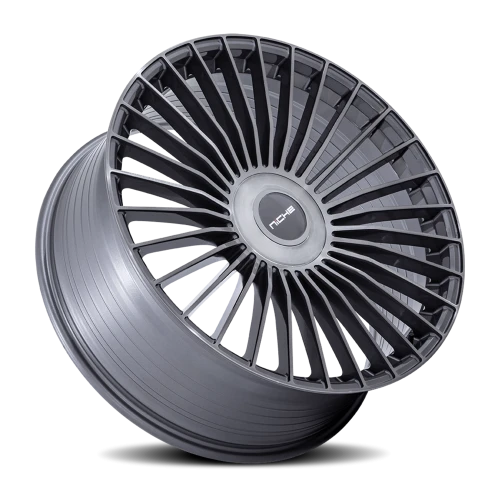 Niche Serene NC282 TG 22x10 +20 5x130mm 84.1mm Gloss Titanium Brushed