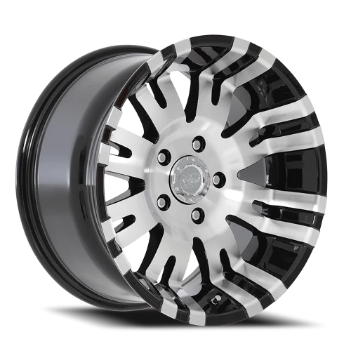 Pro Comp Series 01 Raven GBM 17x8 +0 6x139.7mm 108mm Gloss Black Machined