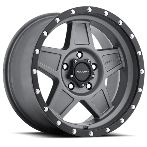 Pro Comp Series 35 Predator GY 17x8.5 +0 6x139.7mm 108mm Matte Graphite